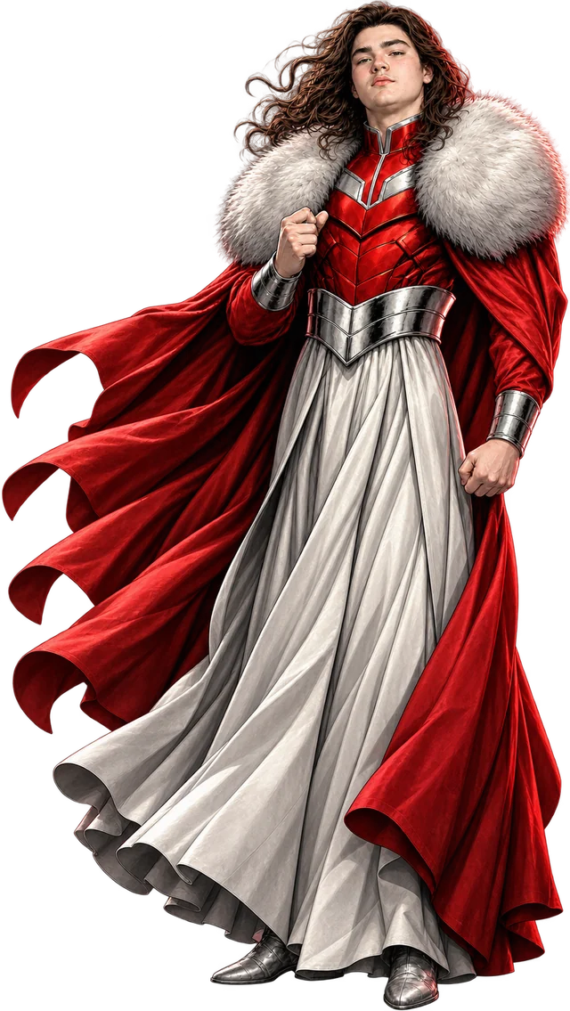 Oliver’s red-caped comic character
